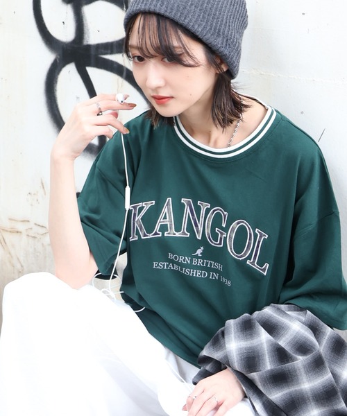 KANGOL（カンゴール） tシャツ 「KANGOL/カンゴール」別注 パッチ