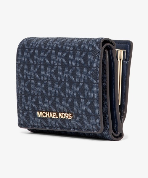 「MICHAEL KORS」 財布 FREE ネイビー レディースの画像