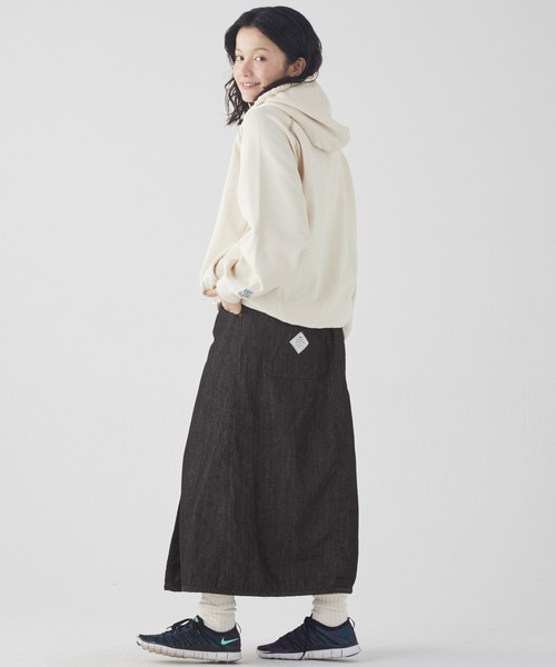 「KRIFF MAYER Lady's Collection」 デニムスカート MEDIUM ブラック レディース_画像5