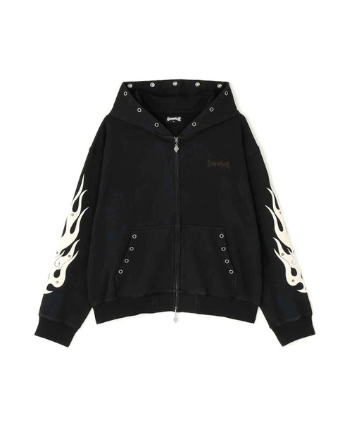 SUPPLIER（サプライヤー） パーカー Fire Tribal Patch Zip Hoodie