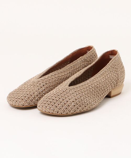 パンプス 「ANGEL ALARCON」ニットアッパーフラットパンプス(D61500)_7