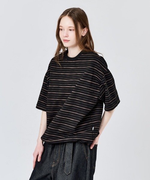 TSTS MULTI SにTRIPED SHIRT ボーダーTシャツ WETTEMPT tシャツ SKETCH MULTI BORDER S/S TEE / スケッチマルチ