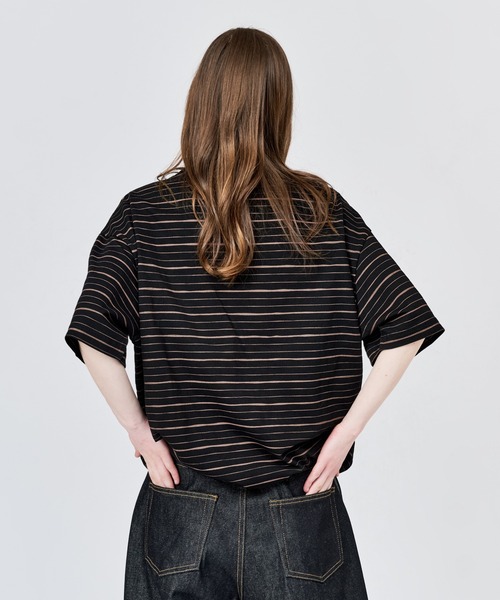 WETTEMPT tシャツ SKETCH MULTI BORDER S/S TEE / スケッチマルチ