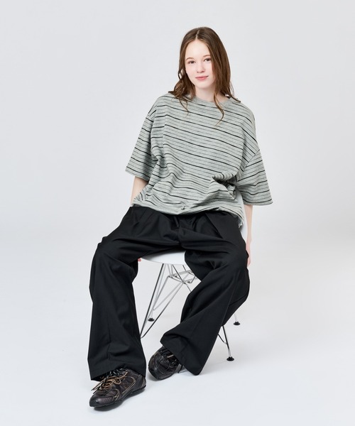 WETTEMPT tシャツ SKETCH MULTI BORDER S/S TEE / スケッチマルチ