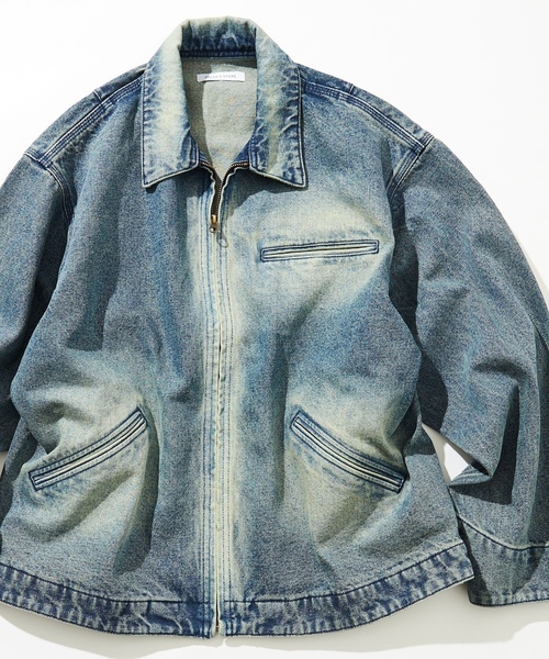 「FREAK'S STORE」 デニムジャケット MEDIUM サックスブルー メンズの画像