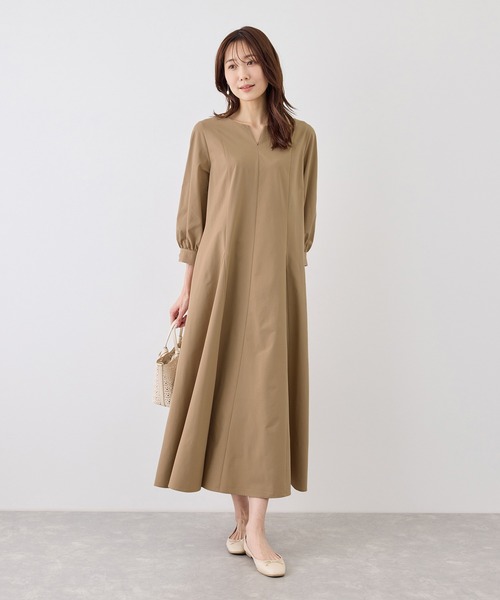 ロペ ROPE B&amp;Y カシミヤ混  長袖 ニット 七分袖 ワンピース SALON adam et rope'（サロン アダム エ ロペ） ワンピース カシミヤ