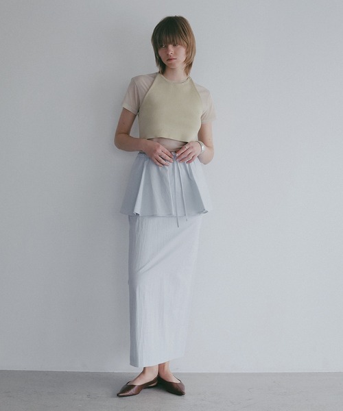 スカート FRILL 2WAY TIGHT SKIRTの画像