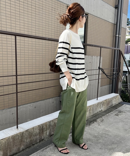 「GUNG HO」 パンツ SMALL ベージュ レディース_画像7