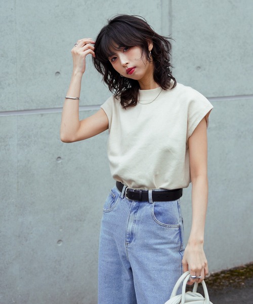 【希少】 美品 カトリーヌアンドレ サマー ニット フランス製 フレンチスリーブ サマーニット ニット セーター フレンチスリーブサマーニット