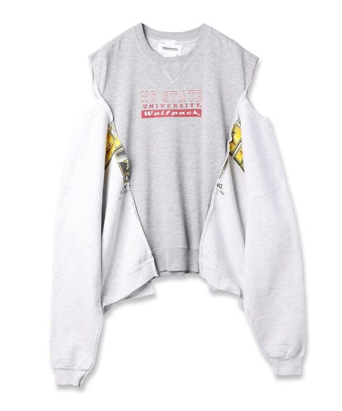 DISCOVERED（ディスカバード） トレーナー スウェット Open Shoulder 