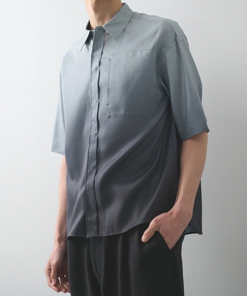STUDIOUS（ステュディオス） シャツ 半袖 「STUDIOUS」GRADATION