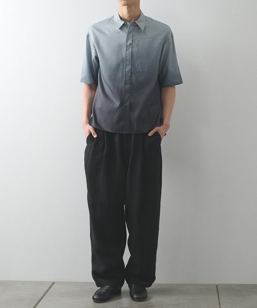 ステュディオス半袖でシャツ STUDIOUS（ステュディオス） シャツ 半袖 「STUDIOUS」GRADATION