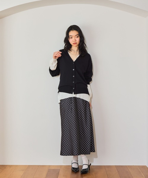 「mysty woman」 ロングスカート FREE アイボリー レディース_画像3