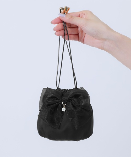 MARY QUANT（マリークヮント） ポーチ マリークワント シアーリボン 