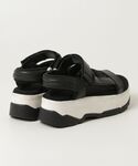 「Teva」 フラットサンダル 22cm ブラ...の詳細画像1