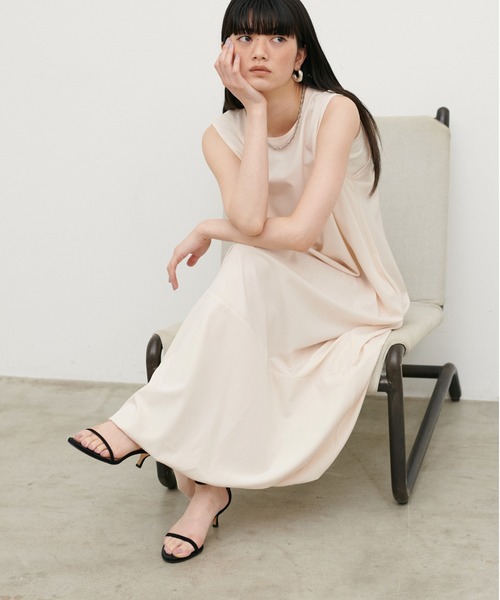 LARUTA（ラルータ） ワンピース 「LARUTA」ノースリーブバルーン 