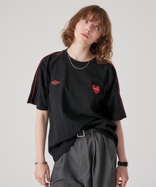 ONCILY（オンシェリー） tシャツ 「 UMBRO 」PIPING HEART LOGO T