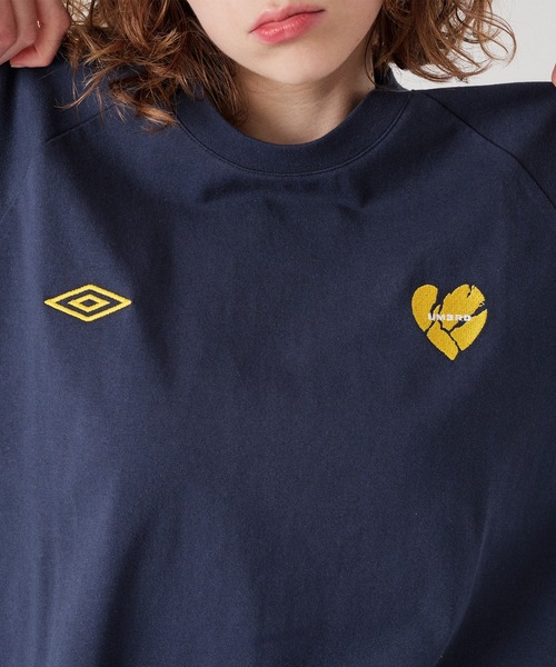 ONCILY（オンシェリー） tシャツ 「 UMBRO 」PIPING HEART LOGO T