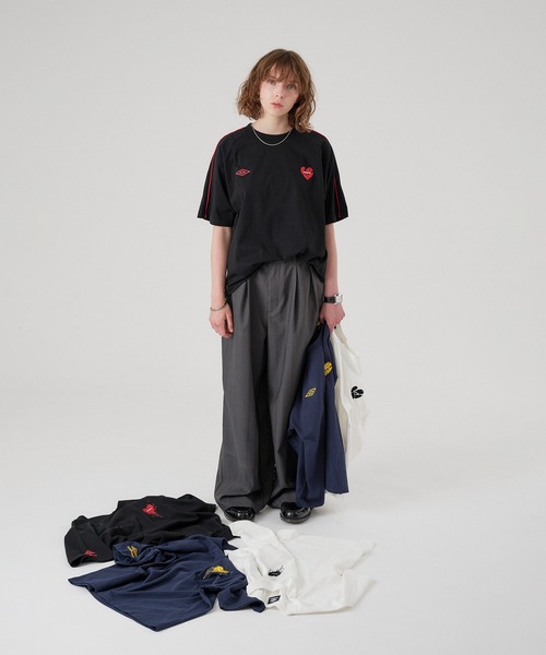 ONCILY（オンシェリー） tシャツ 「 UMBRO 」PIPING HEART LOGO T