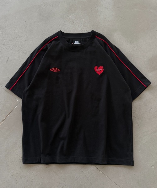 ONCILY（オンシェリー） tシャツ 「 UMBRO 」PIPING HEART LOGO T