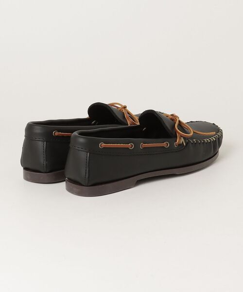 「Minnetonka」 モカシンシューズ 10 ブラック メンズ_画像2