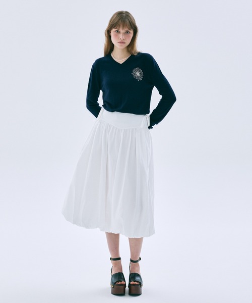 Mardi Mercredi（マルディメクルディ） ロング スカート COTTON