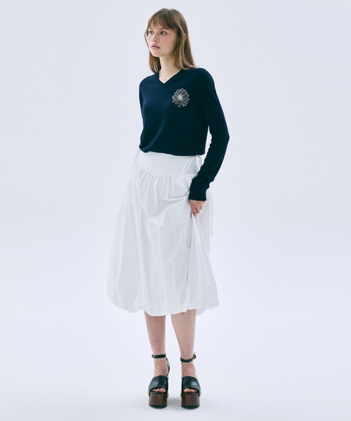 mai　Mardi Mercred スカートとシャツ　セット Mardi Mercredi（マルディメクルディ） ロング スカート COTTON