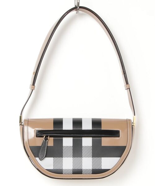 BURBERRY トートバッグ ホワイト/ブラウン BURBERRY（バーバリー） トートバッグ - ブラウン レディース