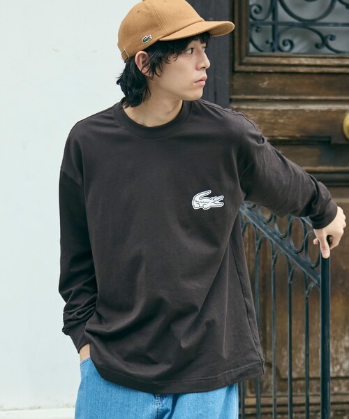 「LACOSTE」 長袖Tシャツ 5 ホワイト メンズ_画像2