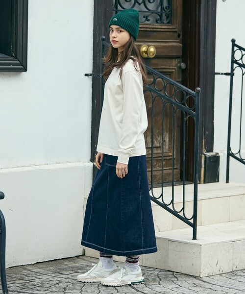 「LACOSTE」 長袖Tシャツ 5 ホワイト メンズ_画像8