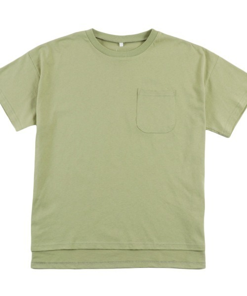 tシャツ 半袖 「spiritoso」20/-天竺 ポケット付き Uネック Tシャツ(無地) レディース | spiritoso