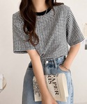 tシャツ 半袖 ぽこぽこが可愛い!ストレッチ素...の詳細画像1