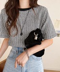 tシャツ 半袖 ぽこぽこが可愛い!ストレッチ素...の詳細画像3