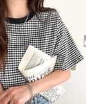 tシャツ 半袖 ぽこぽこが可愛い!ストレッチ素...の詳細画像2