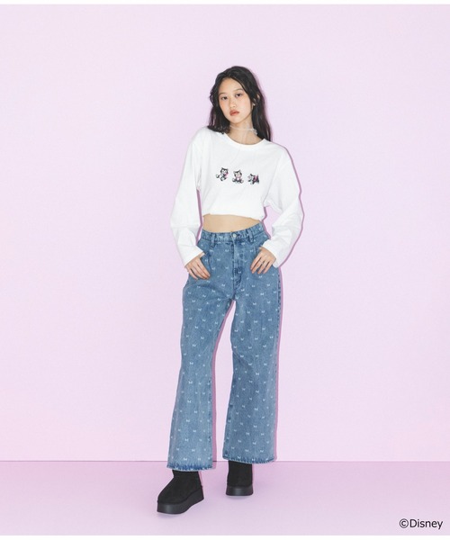 「Heather」 長袖カットソー FREE ピンク レディース_画像7