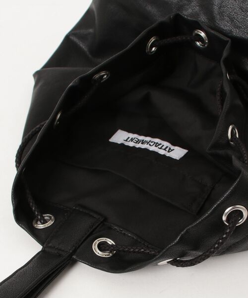 「ATTACHMENT」 ハンドバッグ ONE SIZE ブラック メンズ_画像4