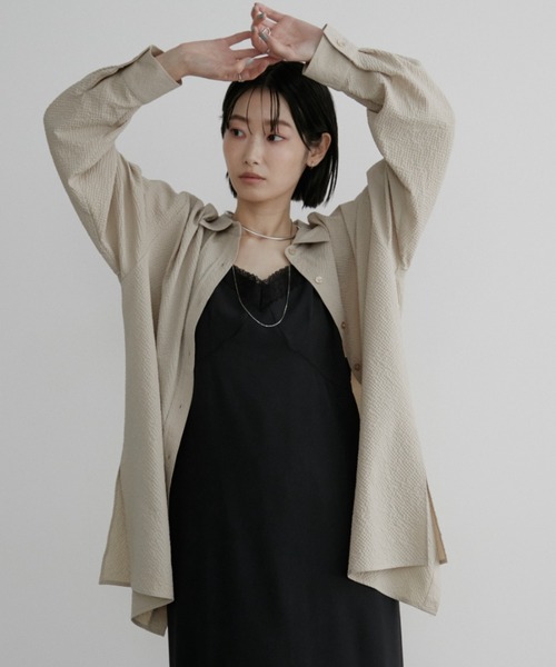「Aunt Marie's」 長袖シャツ FREE アイボリー レディース_画像3