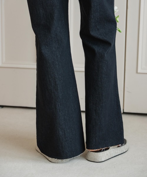 「hinari」 デニムパンツ SMALL ブルー レディース_画像2