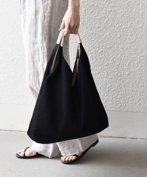 「SHIPS any」 トートバッグ ONE SIZE ブラック レディース_画像6