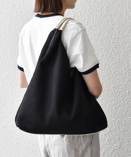 「SHIPS any」 トートバッグ ONE SIZE ブラック レディース_画像7