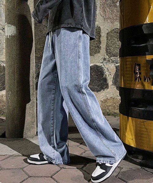 「ARCADE」 デニムパンツ L サックスブルー メンズ_画像7