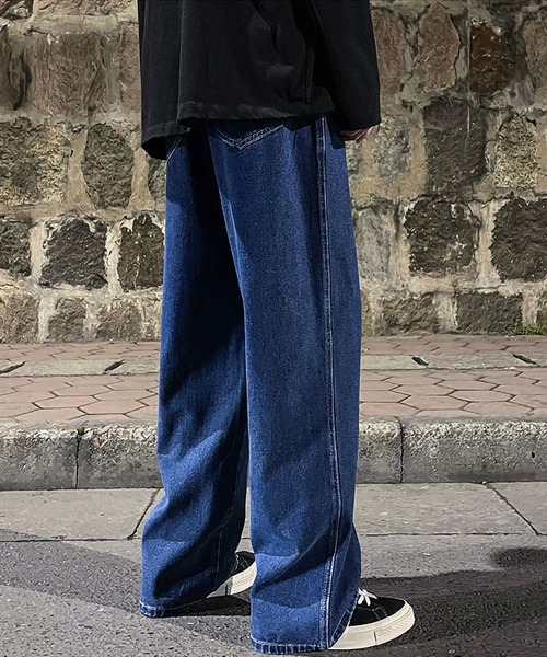 「ARCADE」 デニムパンツ L サックスブルー メンズ_画像8