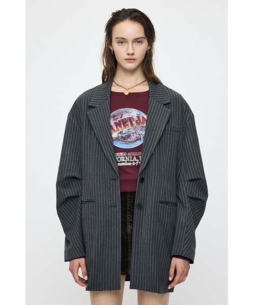 MOUSSY（マウジー） コート アウター OVERSIZED ジャケット レディース