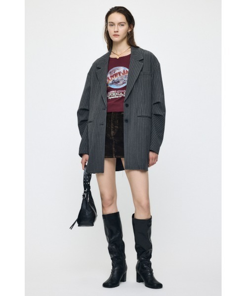 MOUSSY（マウジー） コート アウター OVERSIZED ジャケット レディース