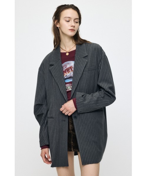 MOUSSY（マウジー） コート アウター OVERSIZED ジャケット レディース 