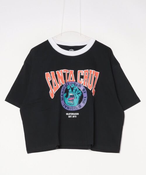 「SANTA CRUZ」 半袖Tシャツ X-LARGE スミクロ レディース_画像3