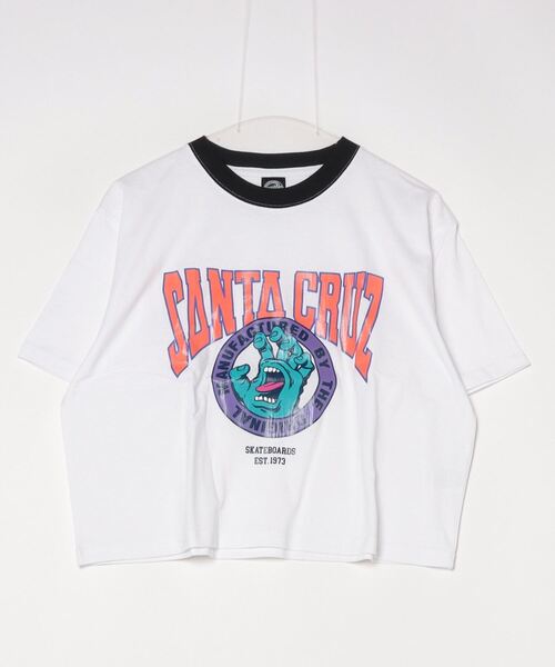 「SANTA CRUZ」 半袖Tシャツ X-LARGE スミクロ レディース_画像4
