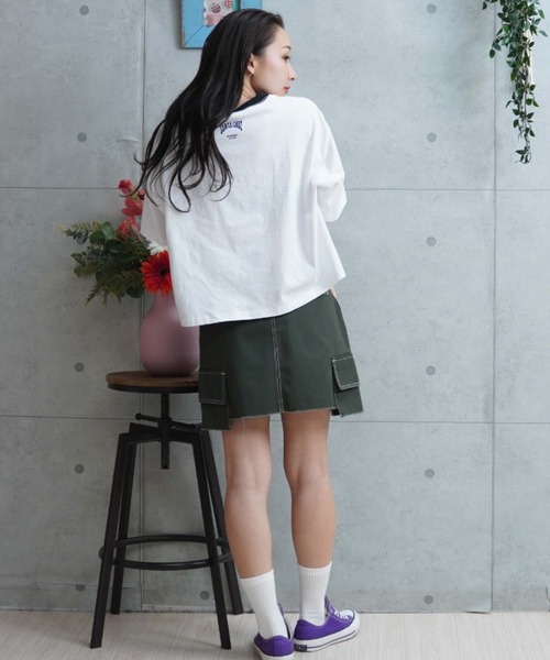 「SANTA CRUZ」 半袖Tシャツ X-LARGE スミクロ レディース_画像9