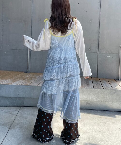 HELLO.SANFRANCISCO レースキャミワンピース HELLO.SANFRANCISCO（ハローサンフランシスコ） ワンピース 「HELLO