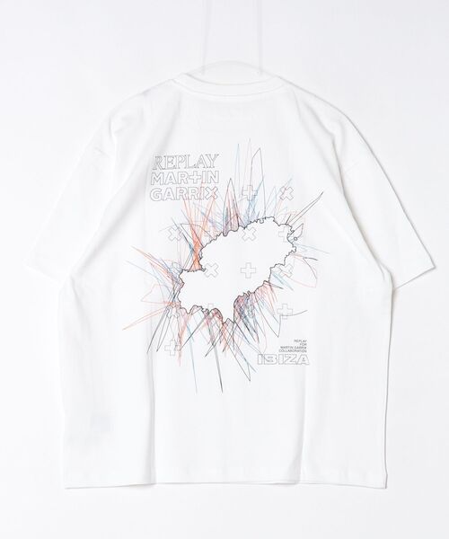 REPLAY（リプレイ） tシャツ × MARTIN GARRIX グラフィックTEE IBIZA